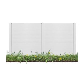Gard decorativ pentru grădină, 124 cm, 2 bucăți