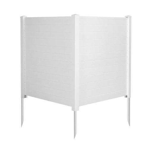 Gard decorativ pentru grădină, 124 cm, 2 bucăți