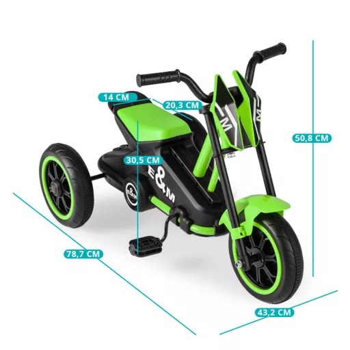 Tricicletă pentru copii verde