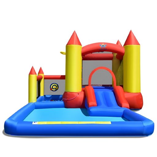 Parc acvatic gonflabil in forma de castel