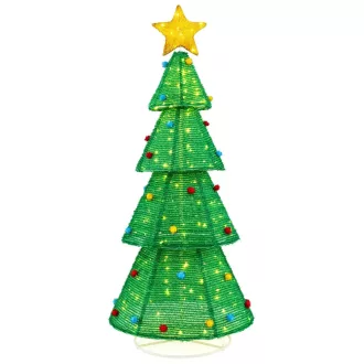 Brad de Crăciun Decorativ Exterior 200LED 190cm