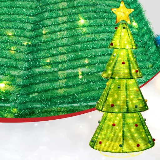 Brad de Crăciun Decorativ Exterior 200LED 190cm