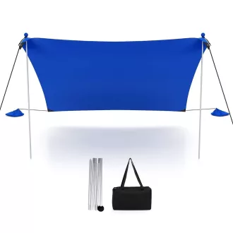   Protecție solară portabilă cu 4 saci de nisip 2,3x2x2 m UV50+