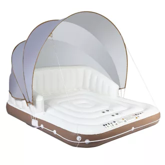 Insulă Plutitoare Inflatable cu Copertină