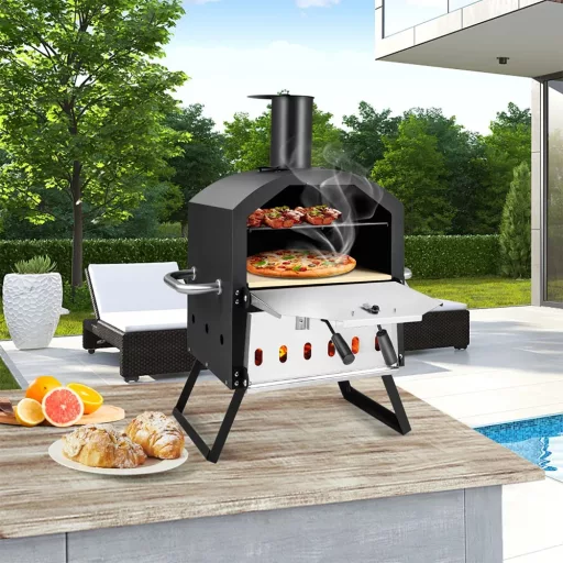 Cuptor de Pizza Exterior cu Accesorii