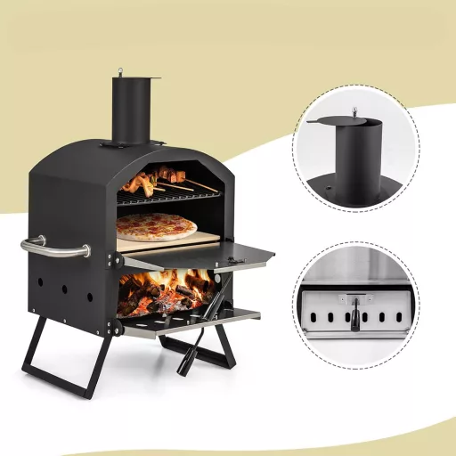 Cuptor de Pizza Exterior cu Accesorii