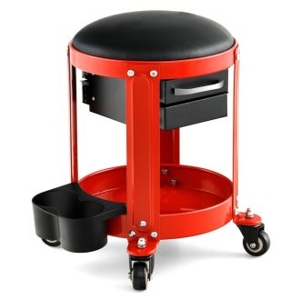 Scaun rotativ de atelier cu roți, capacitate 150 kg