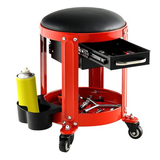 Scaun rotativ de atelier cu roți, capacitate 150 kg