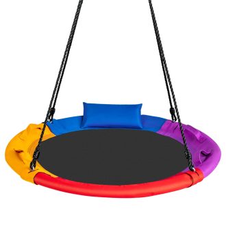 Leagăn tip cuib cu pernă și mânere, 100 cm