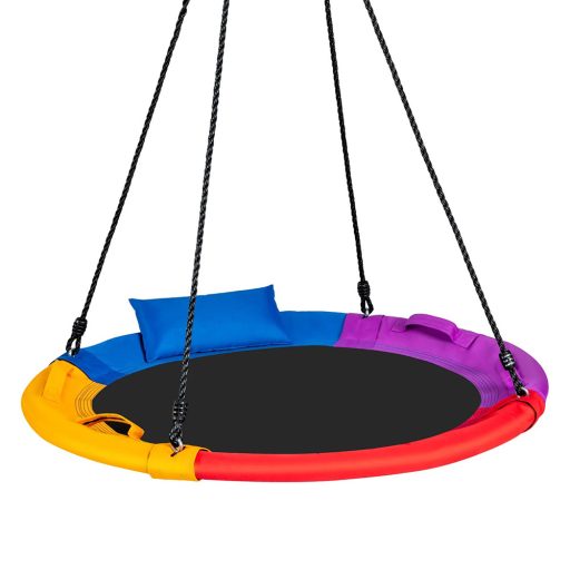 Leagăn tip cuib cu pernă și mânere, 100 cm