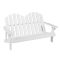 Scaun Adirondack pentru 2 copii, alb
