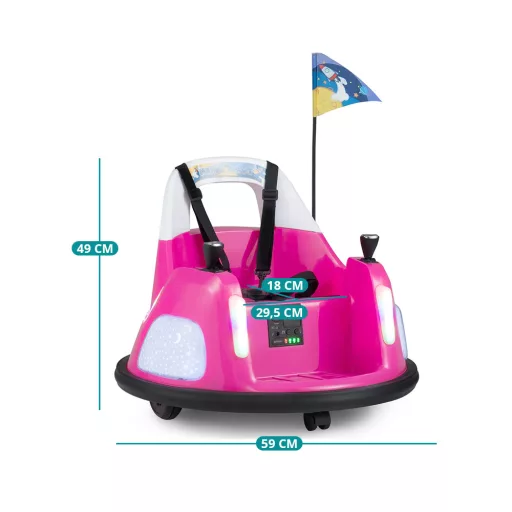 Bumper pentru copii 12V, roz