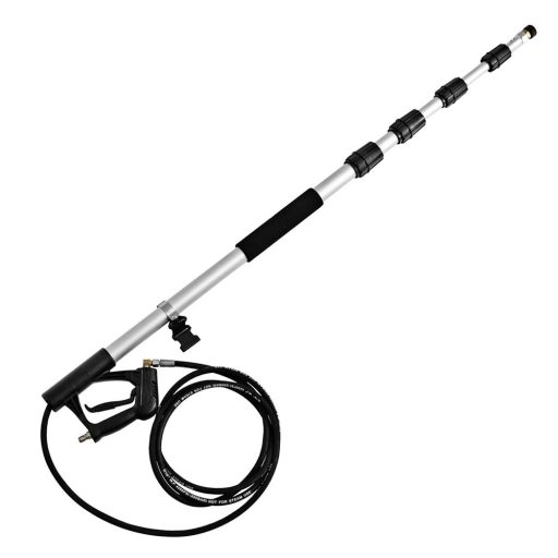 Lance telescopică pentru spălare cu presiune, cu accesorii