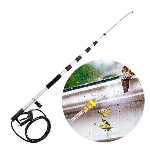 Lance telescopică pentru spălare cu presiune, cu accesorii