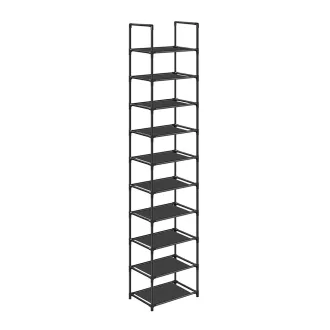 Raft de pantofi cu 10 etaje 33x33x173cm